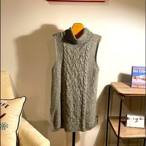 Grey Sweater dress/vest Large